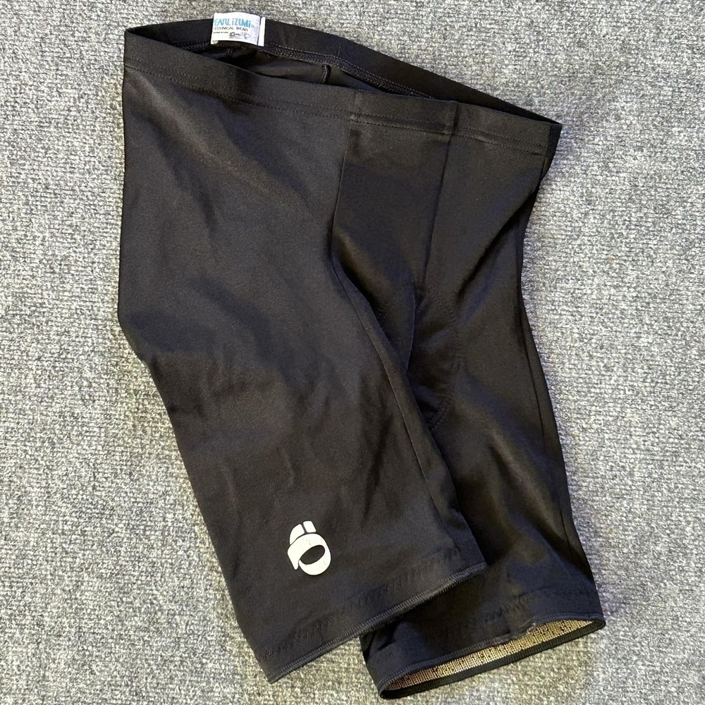 Pearl Izumi Cycling Shorts Mens Large Black Padded Made USA Technical Road